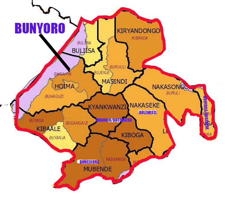 current bunyoro territory